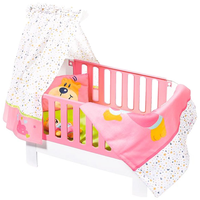 Кроватка для куклы Baby Born Спокойной ночи с аксессуарами и звуковыми эффектами Zapf Creation OL32906
Кроватка для куклы Baby Born Спокойной ночи с аксессуарами и звуковыми эффектами Zapf Creation OL32906