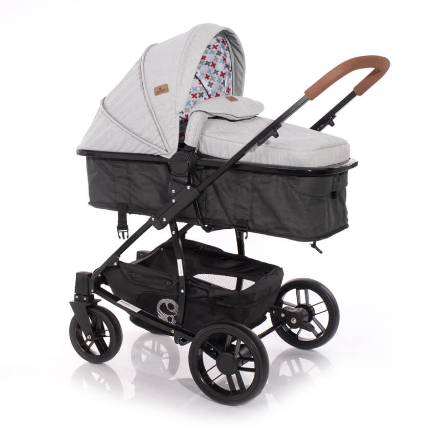Коляска-трансформер S-500 SET с автокреслом grey/black cross Bertoni/Lorelli BMK77149
Коляска-трансформер S-500 SET с автокреслом grey/black cross Bertoni/Lorelli BMK77149