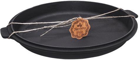 Сковородка-крышка чугунная диаметр 33см с литыми ручками Майстерня DP36390
Сковородка-крышка чугунная диаметр 33см с литыми ручками Майстерня DP36390