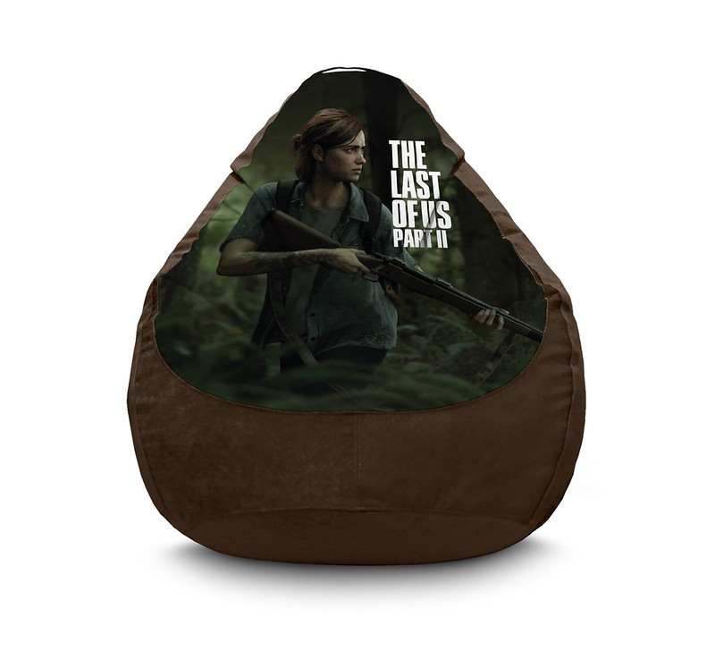 Кресло мешок iPuff "The Last of Us. Ellie and gum" Флок XL (80x110 см) Коричневый
Кресло мешок iPuff "The Last of Us. Ellie and gum" Флок XL (80x110 см) Коричневый