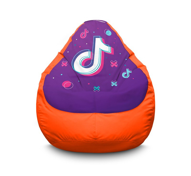 Кресло мешок iPuff "Tik Tok. Big logo. Orange" Оксфорд XXXL (100х135 см) Оранжевый
Кресло мешок iPuff "Tik Tok. Big logo. Orange" Оксфорд XXXL (100х135 см) Оранжевый