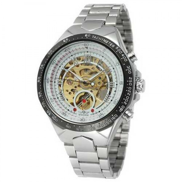 Наручные часы Winner 8067 Silver-Black-Gold Cristal мужские механические + подарочная коробка
Наручные часы Winner 8067 Silver-Black-Gold Cristal мужские механические + подарочная коробка