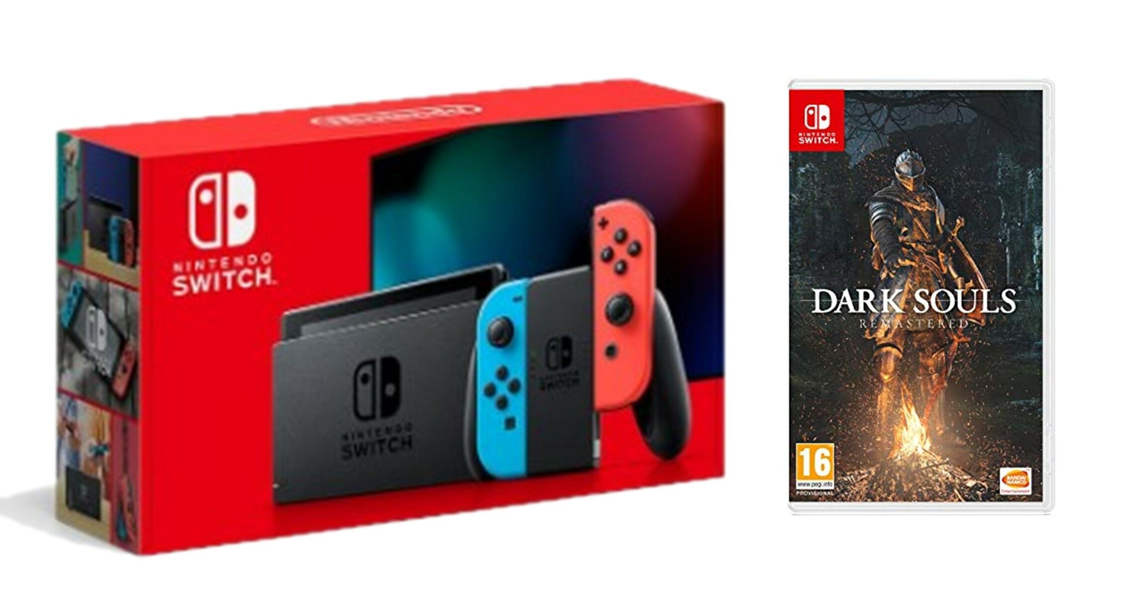 Nintendo Switch Neon blue/red - Обновлённая версия + Игра Dark Souls Remastered
Nintendo Switch Neon blue/red - Обновлённая версия + Игра Dark Souls Remastered
