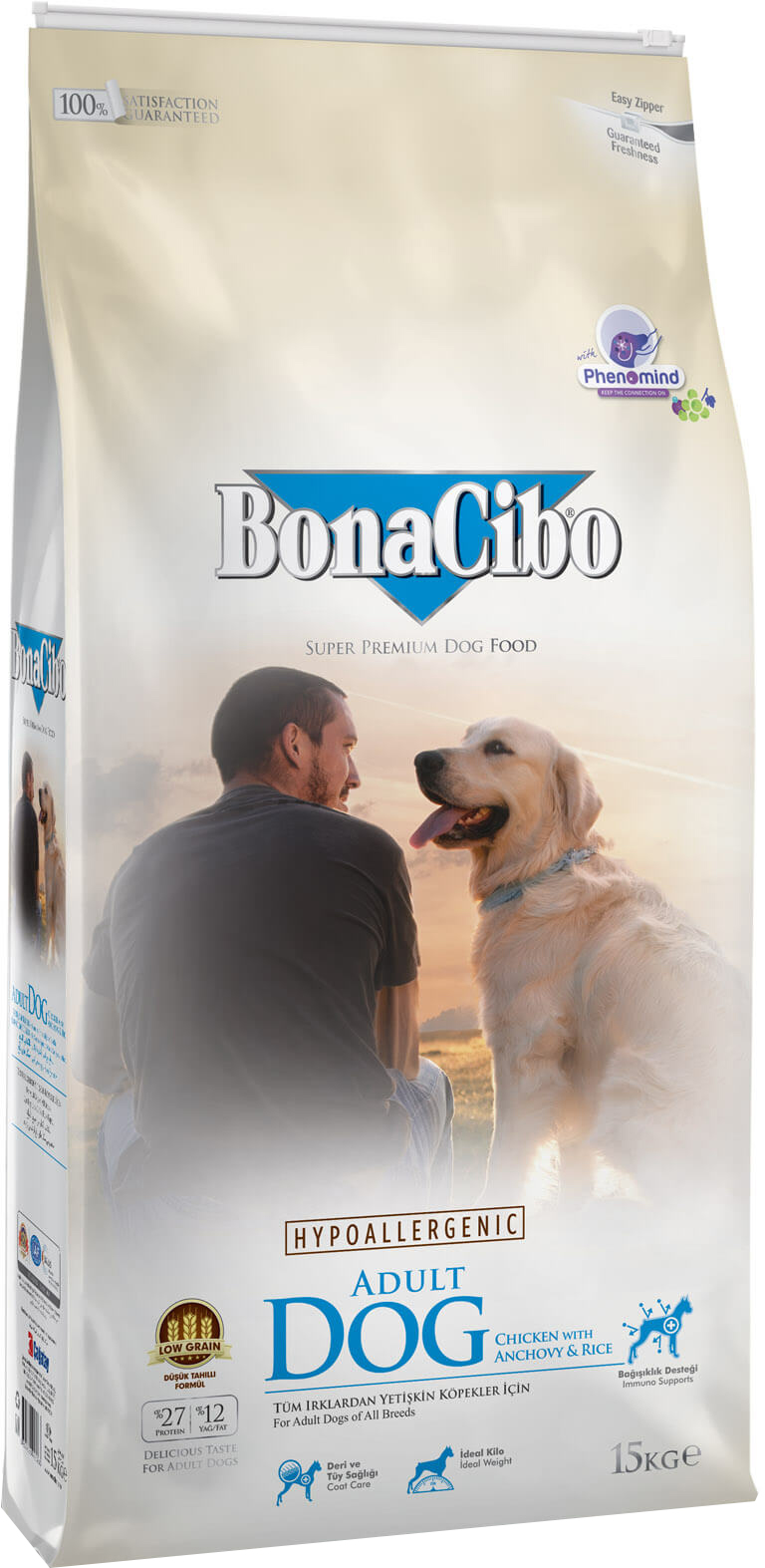 Сухой корм для собак BonaCibo Adult Dog Chicken&Rice with Anchovy с мясом курицы, анчоусами и рисом 15 кг
Сухой корм для собак BonaCibo Adult Dog Chicken&Rice with Anchovy с мясом курицы, анчоусами и рисом 15 кг
