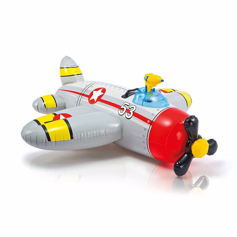 Детский надувной плотик Intex 57537 Истребитель (132 x 130 см) Water Gun Plane Ride-ons (Серый)
Детский надувной плотик Intex 57537 Истребитель (132 x 130 см) Water Gun Plane Ride-ons (Серый)