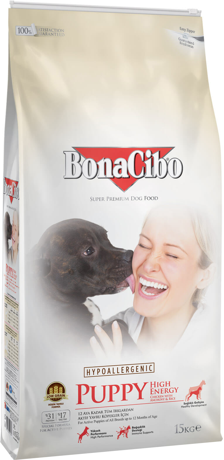 Сухой корм для щенков BonaCibo Puppy High Energy Chicken&Rice with Anchovy с мясом курицы, анчоусами и рисом 15 кг
Сухой корм для щенков BonaCibo Puppy High Energy Chicken&Rice with Anchovy с мясом курицы, анчоусами и рисом 15 кг