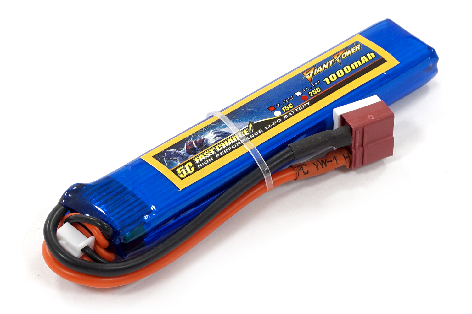 Аккумулятор полимерно-литиевый для страйкбола Giant Power (Dinogy) Li-Pol 7.4V 2S 1000mAh 25C 11.5х20х103мм T-Plug 29837
Аккумулятор полимерно-литиевый для страйкбола Giant Power (Dinogy) Li-Pol 7.4V 2S 1000mAh 25C 11.5х20х103мм T-Plug 29837