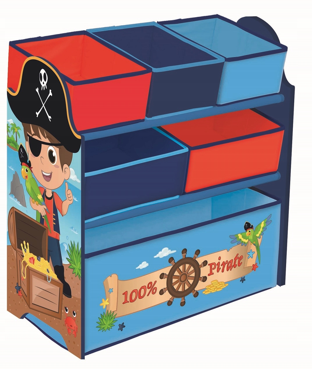 Комод-органайзер для детских игрушек Delta Children Pirate на 6 ящиков Синий/Красный с принтом
Комод-органайзер для детских игрушек Delta Children Pirate на 6 ящиков Синий/Красный с принтом