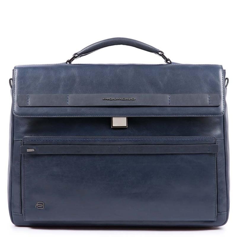 Портфель кожаный Piquadro CUBE Blue с отдел. д/ноутбука 14"/iPad 
Портфель кожаный Piquadro CUBE Blue с отдел. д/ноутбука 14"/iPad