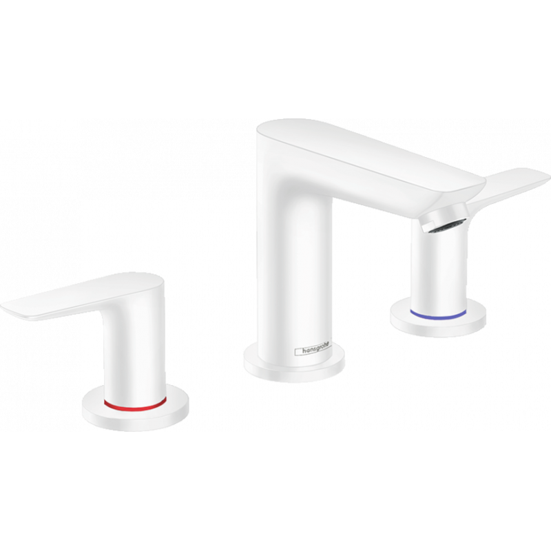 Смеситель Hansgrohe Talis E на три отверстия с донным клапаном, белый матовый 71733700
Смеситель Hansgrohe Talis E на три отверстия с донным клапаном, белый матовый 71733700