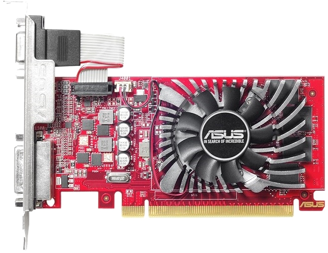 Asus PCI-Ex Radeon R7 240 2048MB GDDR5 (128bit) (780/4600) (DVI, HDMI, VGA) (R7240-2GD5-L)
Asus PCI-Ex Radeon R7 240 2048MB GDDR5 (128bit) (780/4600) (DVI, HDMI, VGA) (R7240-2GD5-L)