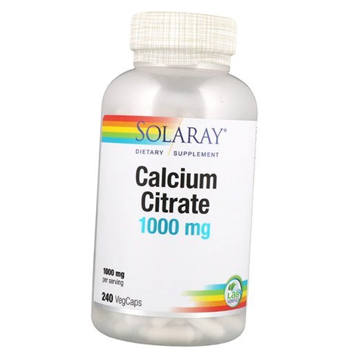 Цитрат Кальция, Calcium Citrate 1000, Solaray 240вегкапс (36411042)
Цитрат Кальция, Calcium Citrate 1000, Solaray 240вегкапс (36411042)