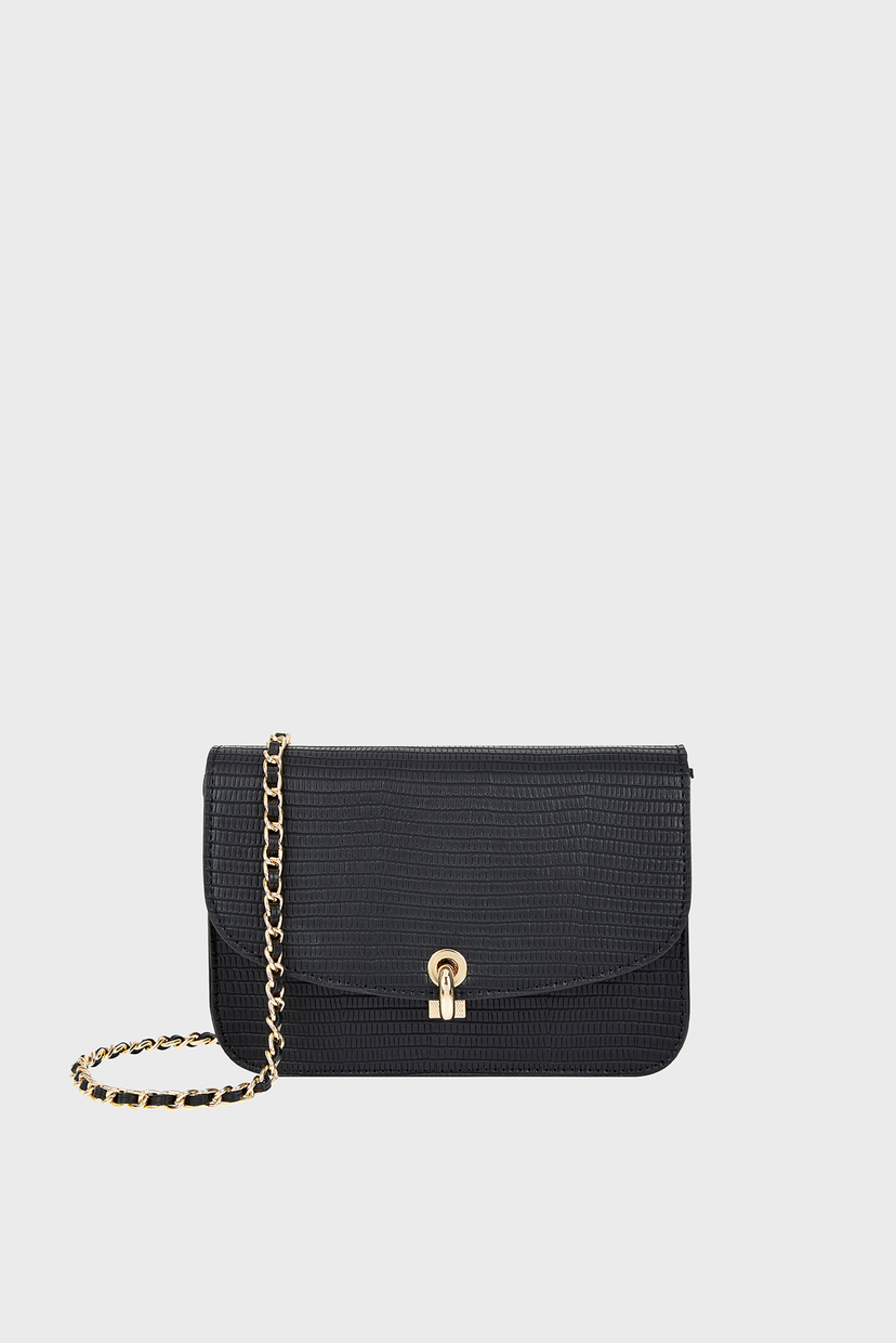 Женская черная сумка через плечо EDDIE CROC CROSS BODY Accessorize OS 790736
Женская черная сумка через плечо EDDIE CROC CROSS BODY Accessorize OS 790736