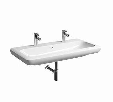 Раковина керамическая с двумя отверстиями под смеситель Kolo LIFE! 100х48см M21510000 белая (52649)
Раковина керамическая с двумя отверстиями под смеситель Kolo LIFE! 100х48см M21510000 белая (52649)