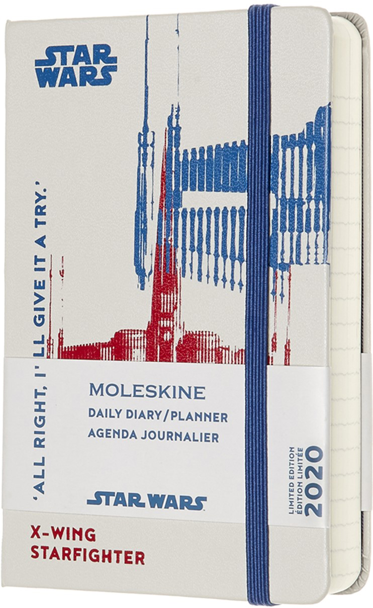 Ежедневник Moleskine 2020 Star Wars 9 х 14 см 400 страниц Белый (8053853600202)
Ежедневник Moleskine 2020 Star Wars 9 х 14 см 400 страниц Белый (8053853600202)