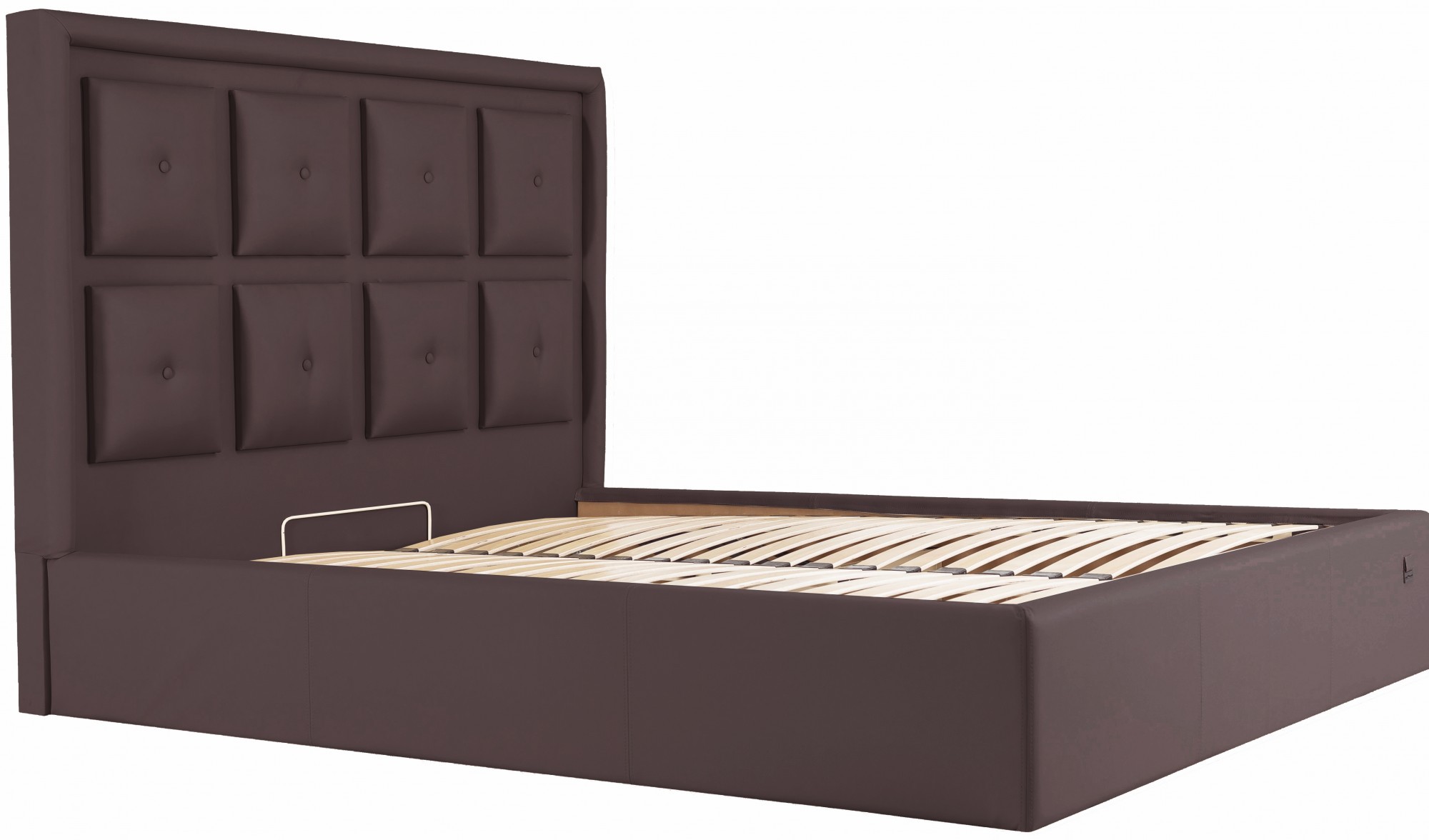 Кровать Windsor Comfort 140 х 190 см Fly 2231 С подъемным механизмом и нишей для белья Темно-коричневая