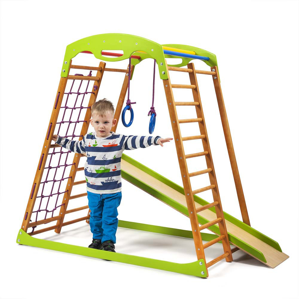 Детский спортивный комплекс для дома SportBaby BabyWood 130х85х132 см (2304)
Детский спортивный комплекс для дома SportBaby BabyWood 130х85х132 см (2304)
