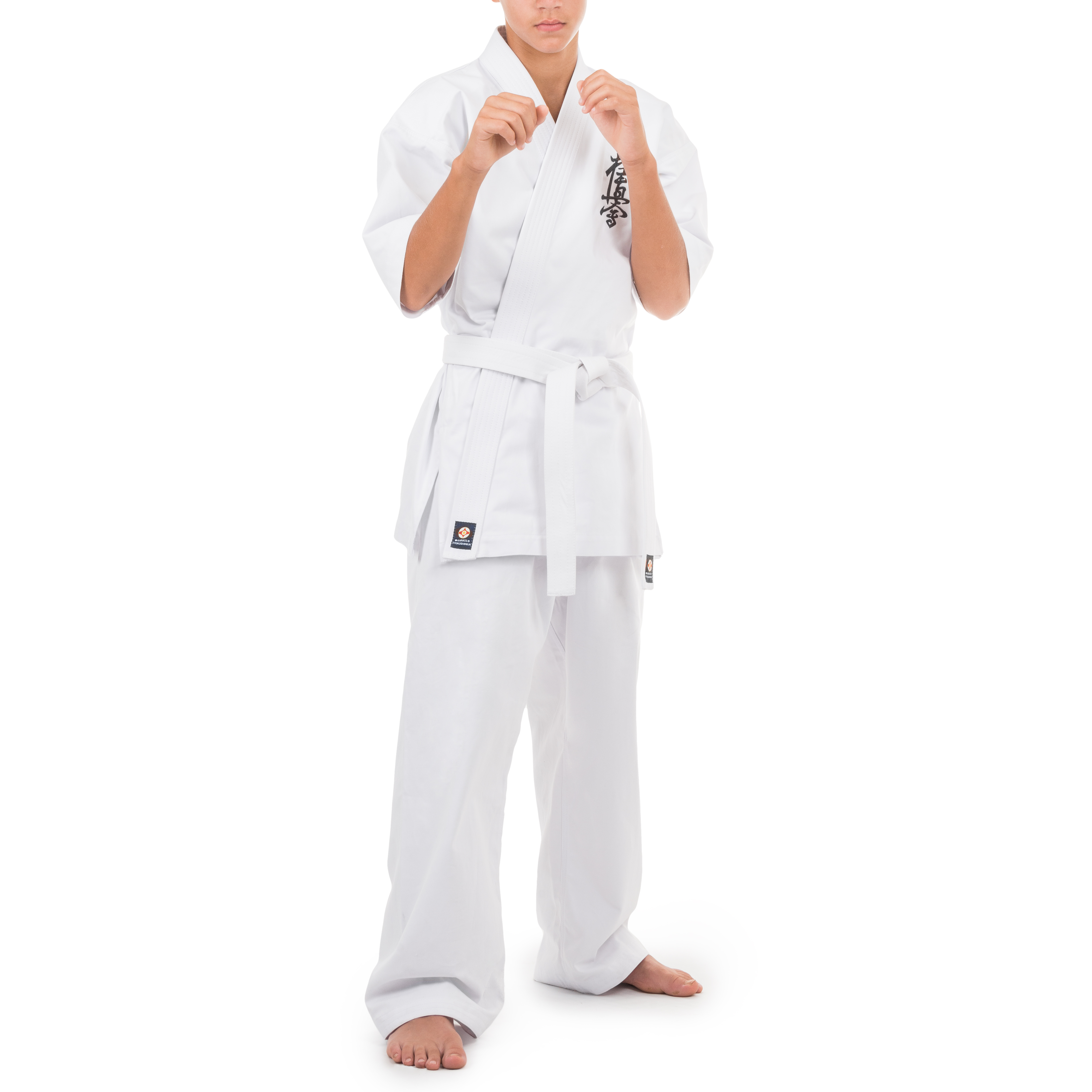 Кимоно для киокушин карате Kyokushin Professional Gi 10 oz на рост 100-108см с оранжевым поясом
Кимоно для киокушин карате Kyokushin Professional Gi 10 oz на рост 100-108см с оранжевым поясом