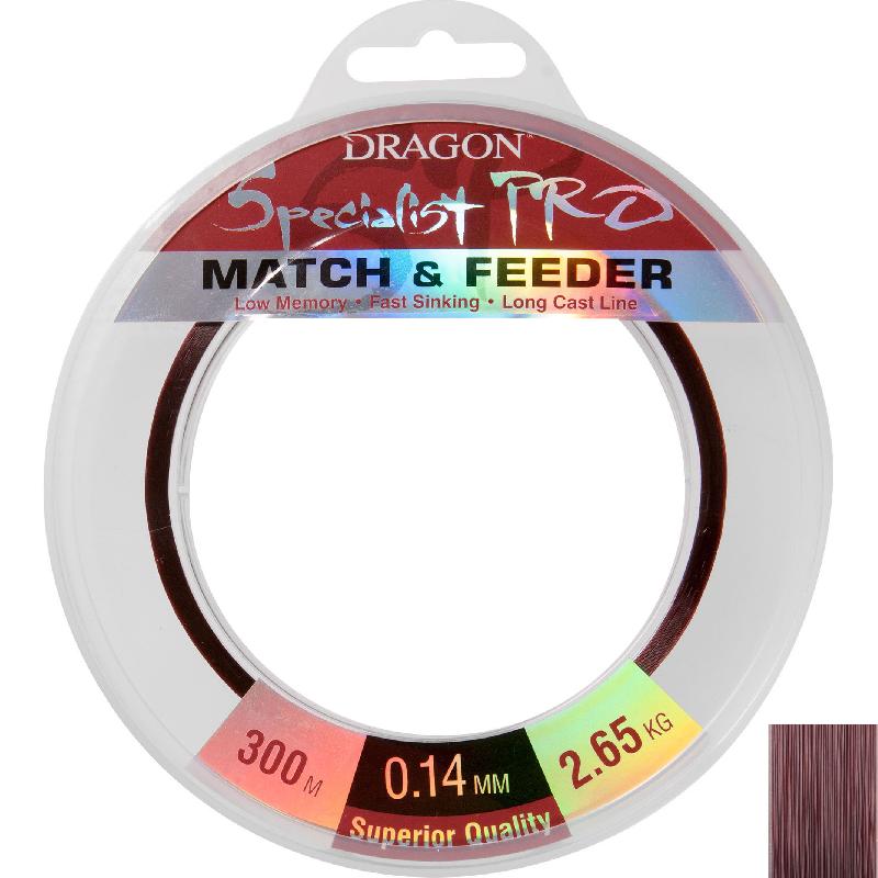 Леска рыболовная Dragon Specialist Pro Match & Feeder 300м / 0,18мм / 4,75кг (TDC-31-09-018)
Леска рыболовная Dragon Specialist Pro Match & Feeder 300м / 0,18мм / 4,75кг (TDC-31-09-018)