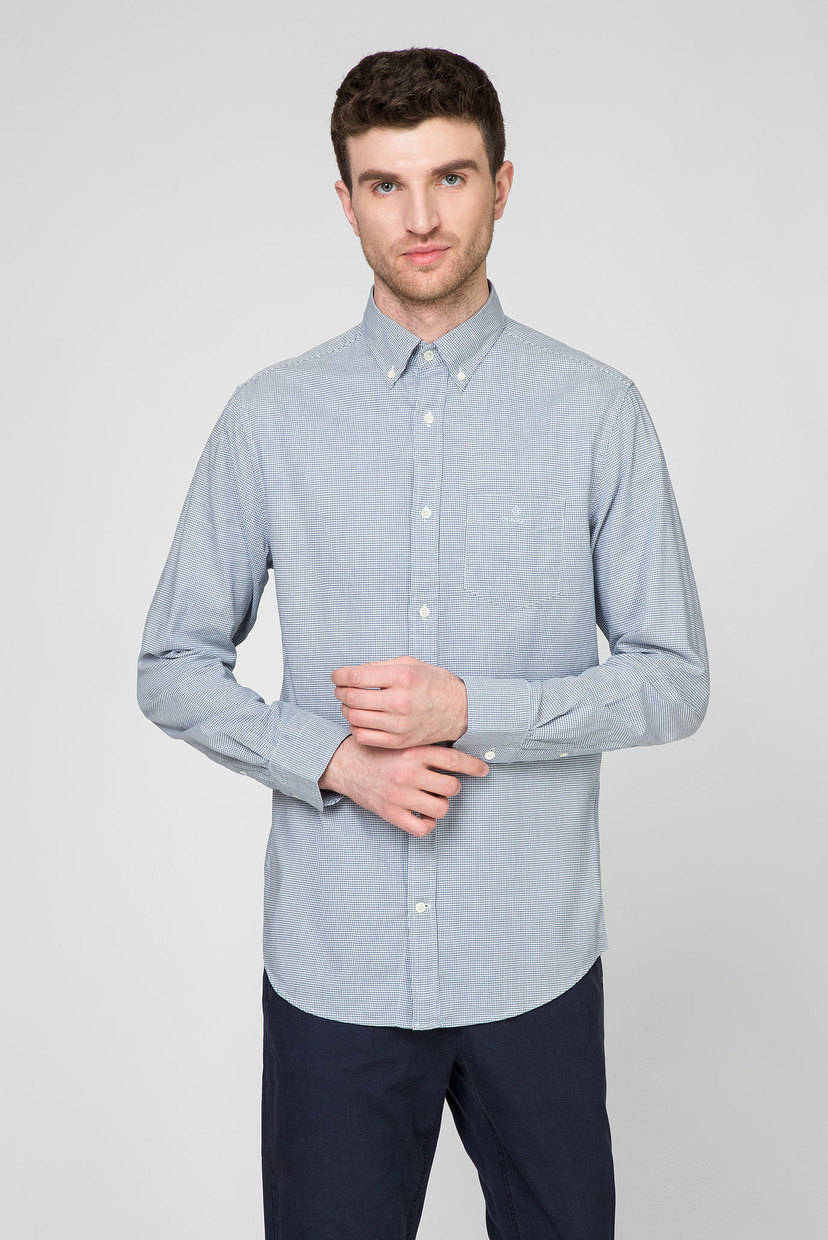 Мужская синяя рубашка в клетку PURE PREP PUPPYTOOTH REGULAR Gant 3025830, Мужская синяя рубашка в клетку PURE PREP PUPPYTOOTH REGULAR Gant M 3025830
Мужская синяя рубашка в клетку PURE PREP PUPPYTOOTH REGULAR Gant 3025830, Мужская синяя рубашка в клетку PURE PREP PUPPYTOOTH REGULAR Gant M 3025830