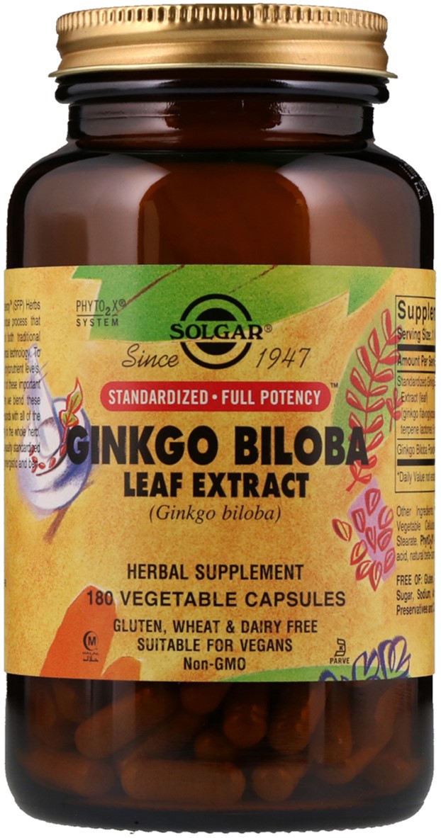 Натуральная добавка Solgar Ginkgo Biloba Leaf Extract Экстракт листьев Гинкго Билобы 180 капсул (033984041325)
Натуральная добавка Solgar Ginkgo Biloba Leaf Extract Экстракт листьев Гинкго Билобы 180 капсул (033984041325)