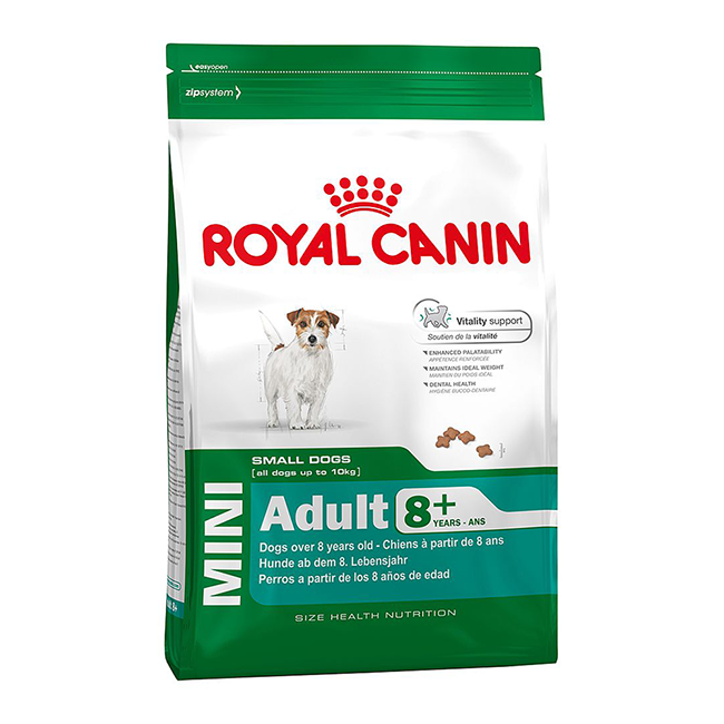 Сухой корм Royal Canin Mini Adult 8+ для взрослых собак мелких пород старше 8 лет, 800 г
Сухой корм Royal Canin Mini Adult 8+ для взрослых собак мелких пород старше 8 лет, 800 г