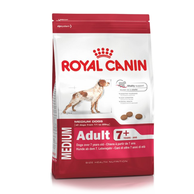 Сухой корм Royal Canin Medium Adult 7+ для собак средних пород старше 7 лет, 4 кг
Сухой корм Royal Canin Medium Adult 7+ для собак средних пород старше 7 лет, 4 кг