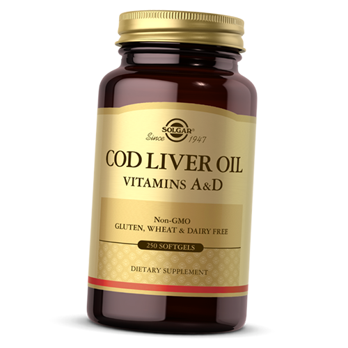 Масло печени трески, Витамины А и Д, Cod Liver Oil, Solgar 250гелкапс (67313001)
Масло печени трески, Витамины А и Д, Cod Liver Oil, Solgar 250гелкапс (67313001)