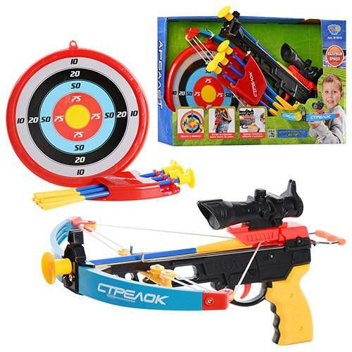 Арбалет BabyYes M 0010 стрелы на присосках прицел лазер мишень (bc-by-292514)
Арбалет BabyYes M 0010 стрелы на присосках прицел лазер мишень (bc-by-292514)