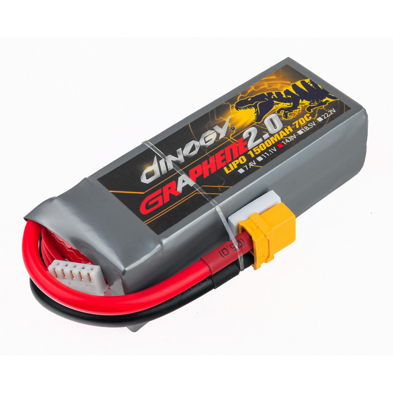 Аккумулятор Dinogy G2.0 Li-Pol 1500mAh 14.8V 4S 70C 28x35x94мм XT60 (DLC-4S1500XT-XT)
Аккумулятор Dinogy G2.0 Li-Pol 1500mAh 14.8V 4S 70C 28x35x94мм XT60 (DLC-4S1500XT-XT)