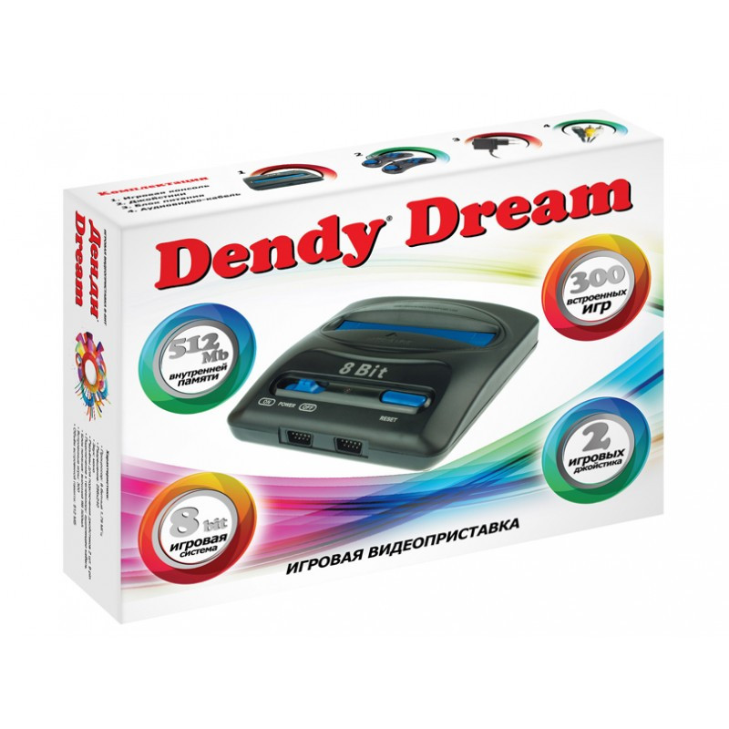 Игровая приставка Dendy Dream / 300 встроенных игр 8 бит / поддержка картриджей Денди
Игровая приставка Dendy Dream / 300 встроенных игр 8 бит / поддержка картриджей Денди
