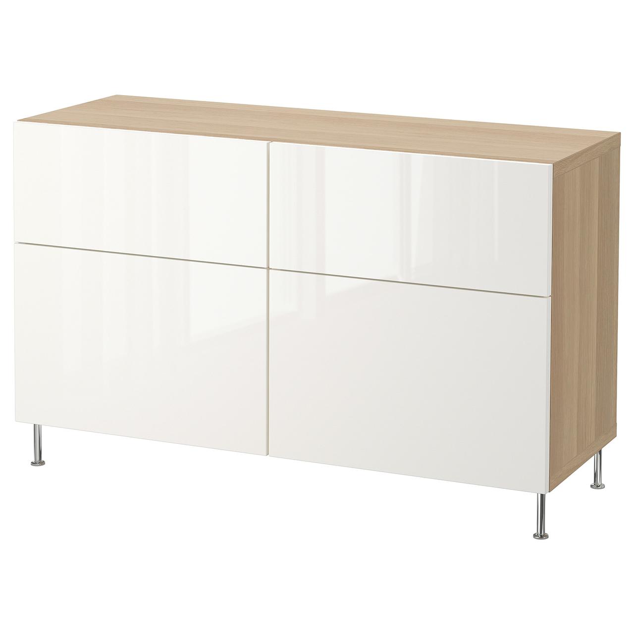 Тумба IKEA (ИКЕА) BESTÅ 120x40x74см Selsviken/Stallarp беленый дуб белая глянцевая (792.684.49)
Тумба IKEA (ИКЕА) BESTÅ 120x40x74см Selsviken/Stallarp беленый дуб белая глянцевая (792.684.49)