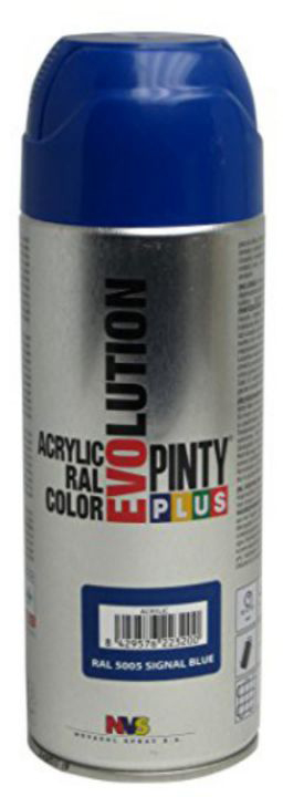Краска аэрозоль на водной основе Pintyplus Evolution Ral 5005 Синий 400 мл (8429576223200)
Краска аэрозоль на водной основе Pintyplus Evolution Ral 5005 Синий 400 мл (8429576223200)
