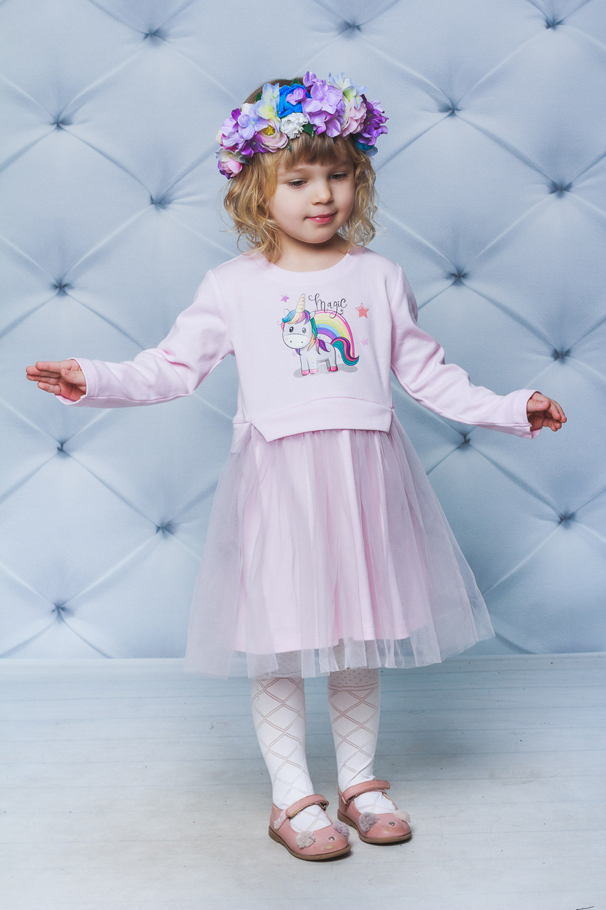 Платье Color Dreams 1096/1 110 Розовое 
Платье Color Dreams 1096/1 110 Розовое