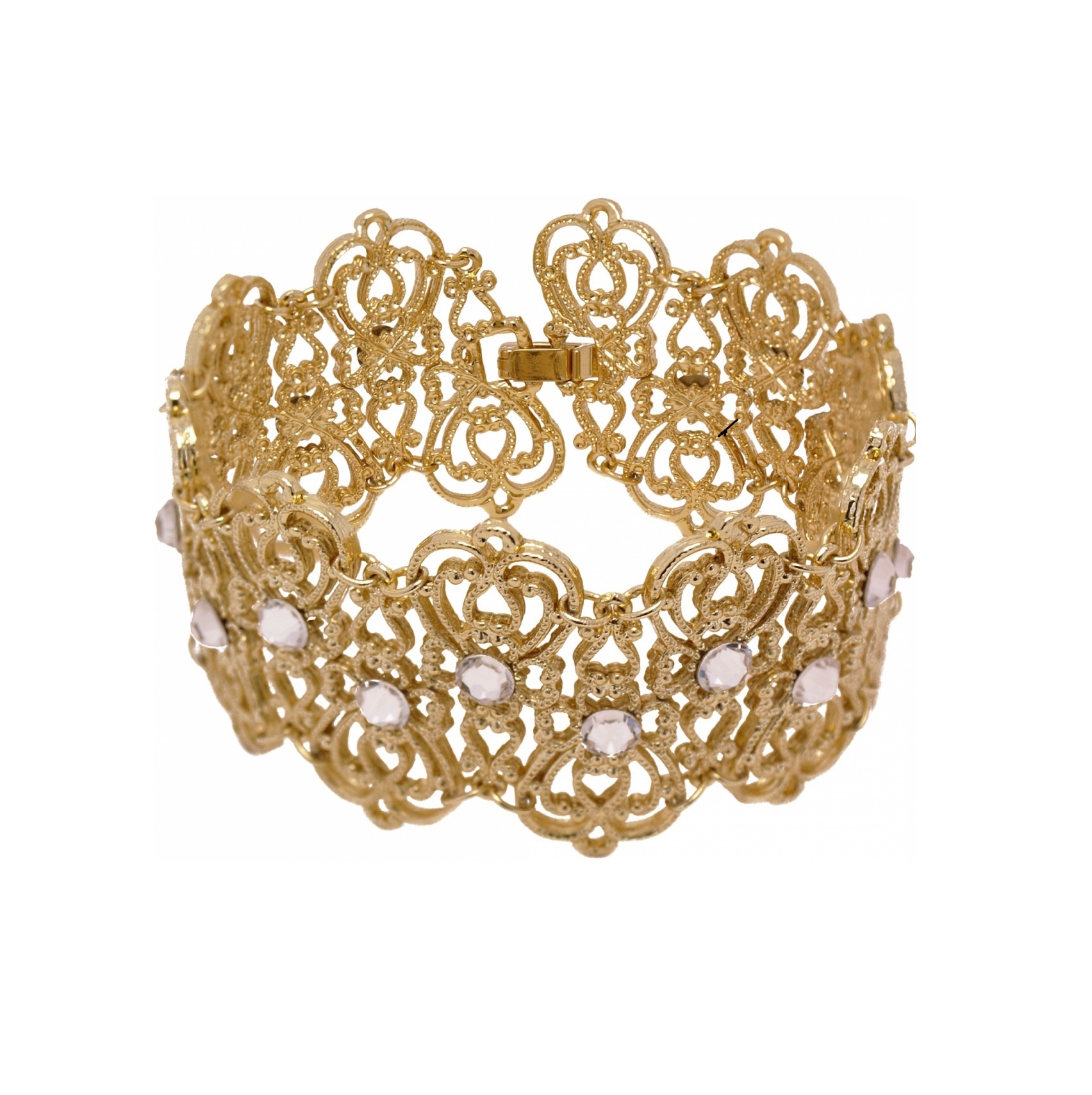 Браслет Colibra широкий с узором и кристаллами Swarovski B9695/1Au, размер 18,5 см
Браслет Colibra широкий с узором и кристаллами Swarovski B9695/1Au, размер 18,5 см