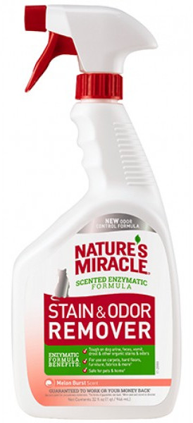 Устранитель пятен и запахов д/кошек спрей ДЫНЯ Nature`s Miracle 8in1 946ml (SUZ 680210/6976)
Устранитель пятен и запахов д/кошек спрей ДЫНЯ Nature`s Miracle 8in1 946ml (SUZ 680210/6976)
