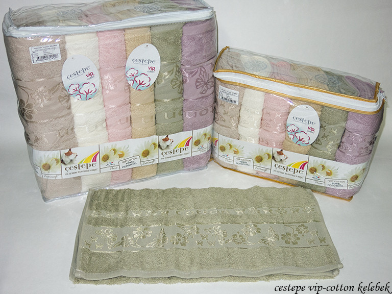 Набор полотенец для тела Cestepe Vip Cotton 70*140 см махровые банные Kelebek 6шт
Набор полотенец для тела Cestepe Vip Cotton 70*140 см махровые банные Kelebek 6шт