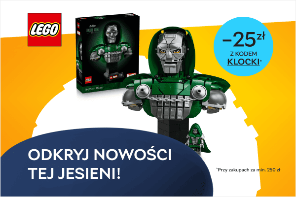 LEGO® – odkryj nowości tej jesieni! Dodatkowe -25 zł z kodem KLOCKI