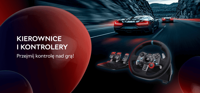 🏎️ Kierownice i kontrolery – przejmij kontrolę nad grą 🎮