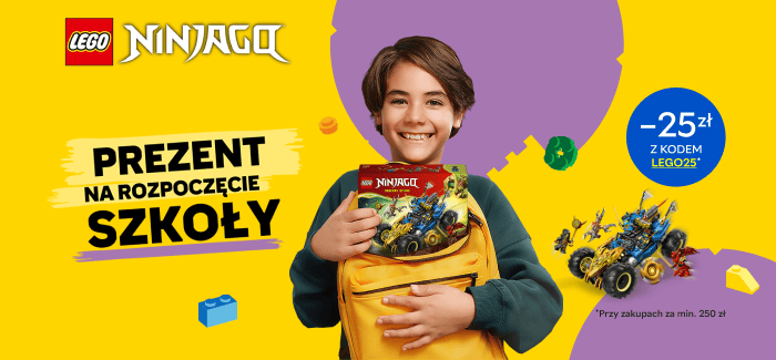🎁 LEGO® – prezent na rozpoczęcie szkoły! Dodatkowe -25 zł z kodem LEGO25