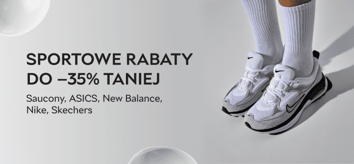 👟Sportowe rabaty — Saucony, Asics, New Balance, Nike, Skechers ze zniżką do -35%!