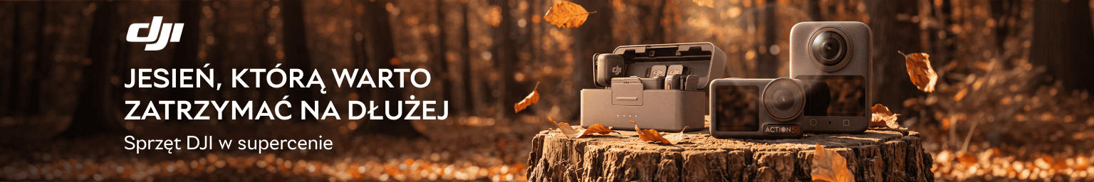 🍂 Jesień, którą warto zatrzymać na dłużej – sprzęt DJI w supercenach!
