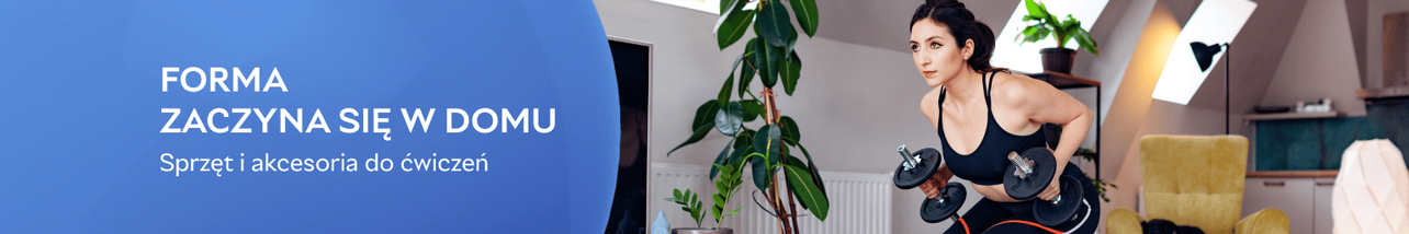 Sprzęt i akcesoria do ćwiczeń - forma zaczyna się w domu