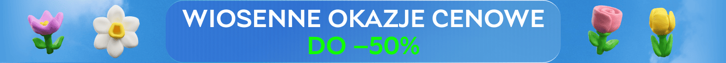 Wiosenna wyprzedaż 2025 do -50%