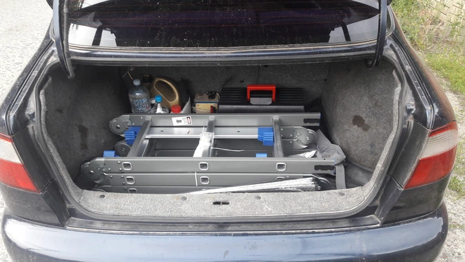 Шарнірна драбина Werk LC5412B 4x3 (55542) - фото від покупців 15