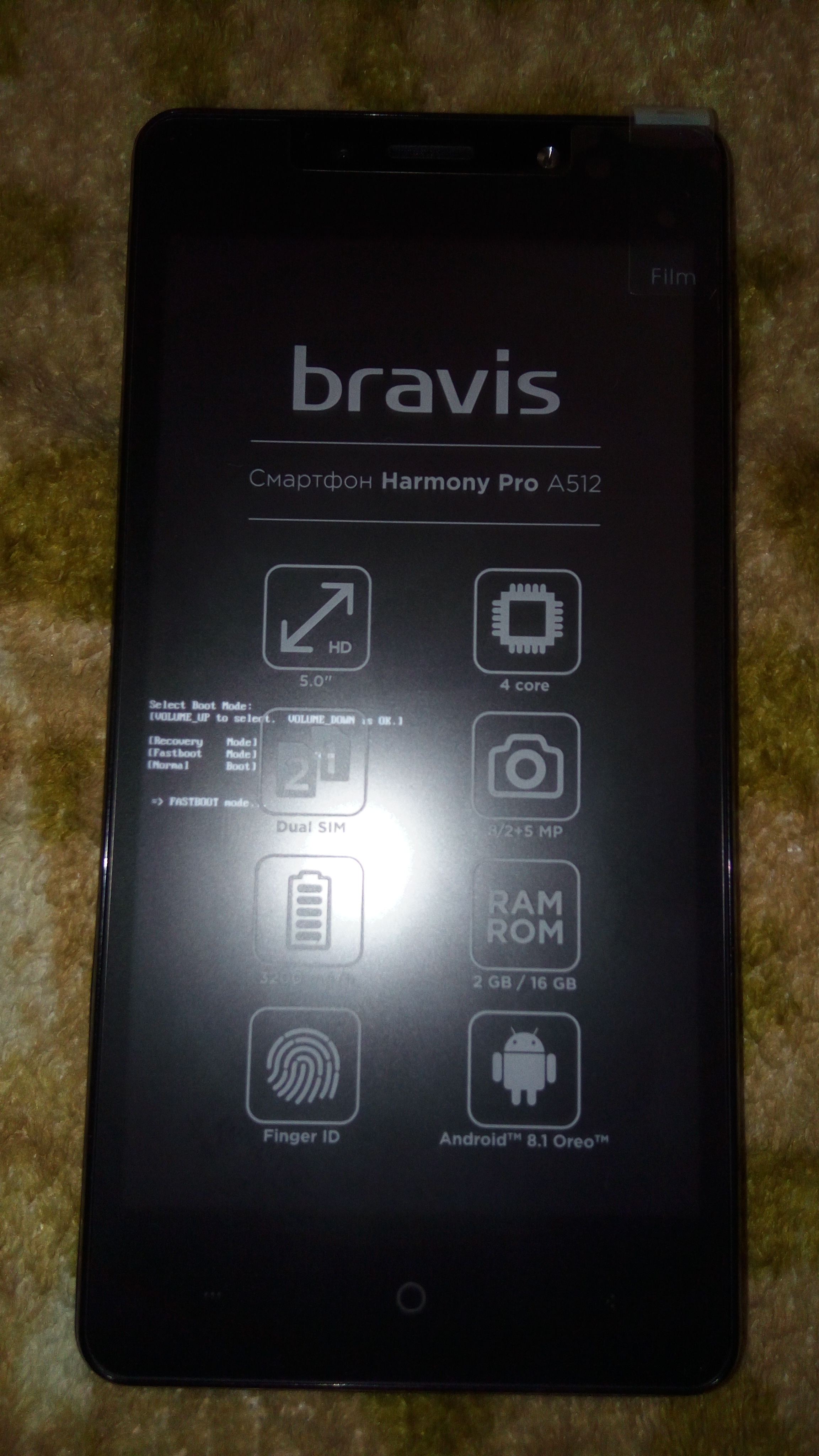 Мобильный телефон Bravis A512 Harmony Pro Dual Sim Black – отзывы  покупателей | ROZETKA