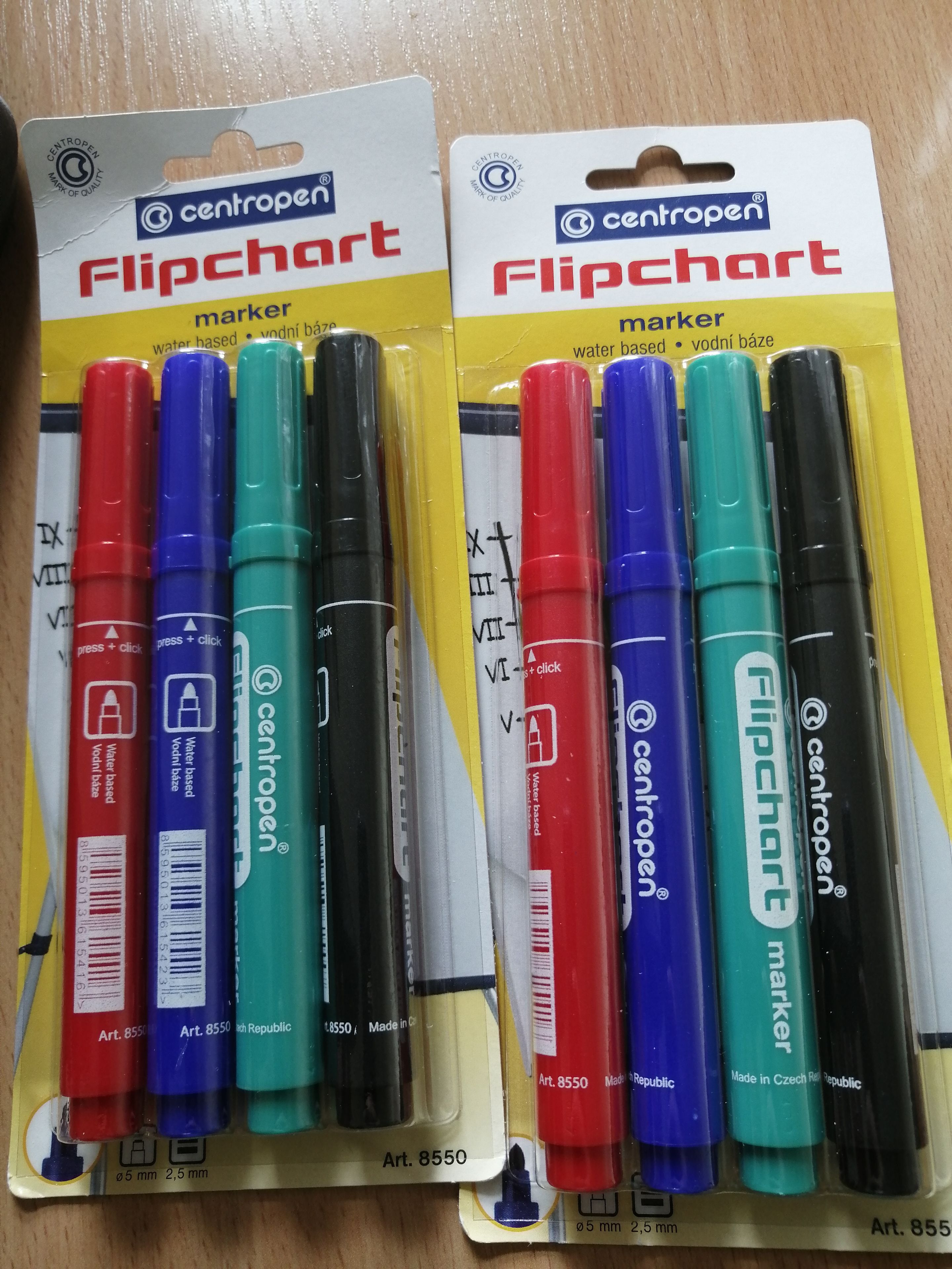 Marker for Flipchart, Centropen 8550, 2.5 mm Paint Markers Pens