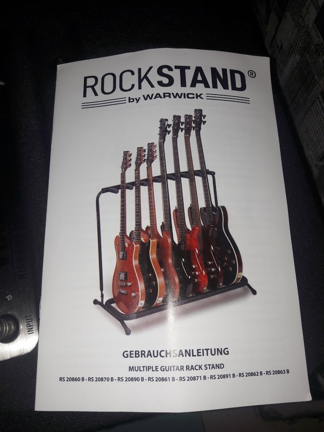Rockstand Pied guitare multiple 5 guitares RS 20861 B/2