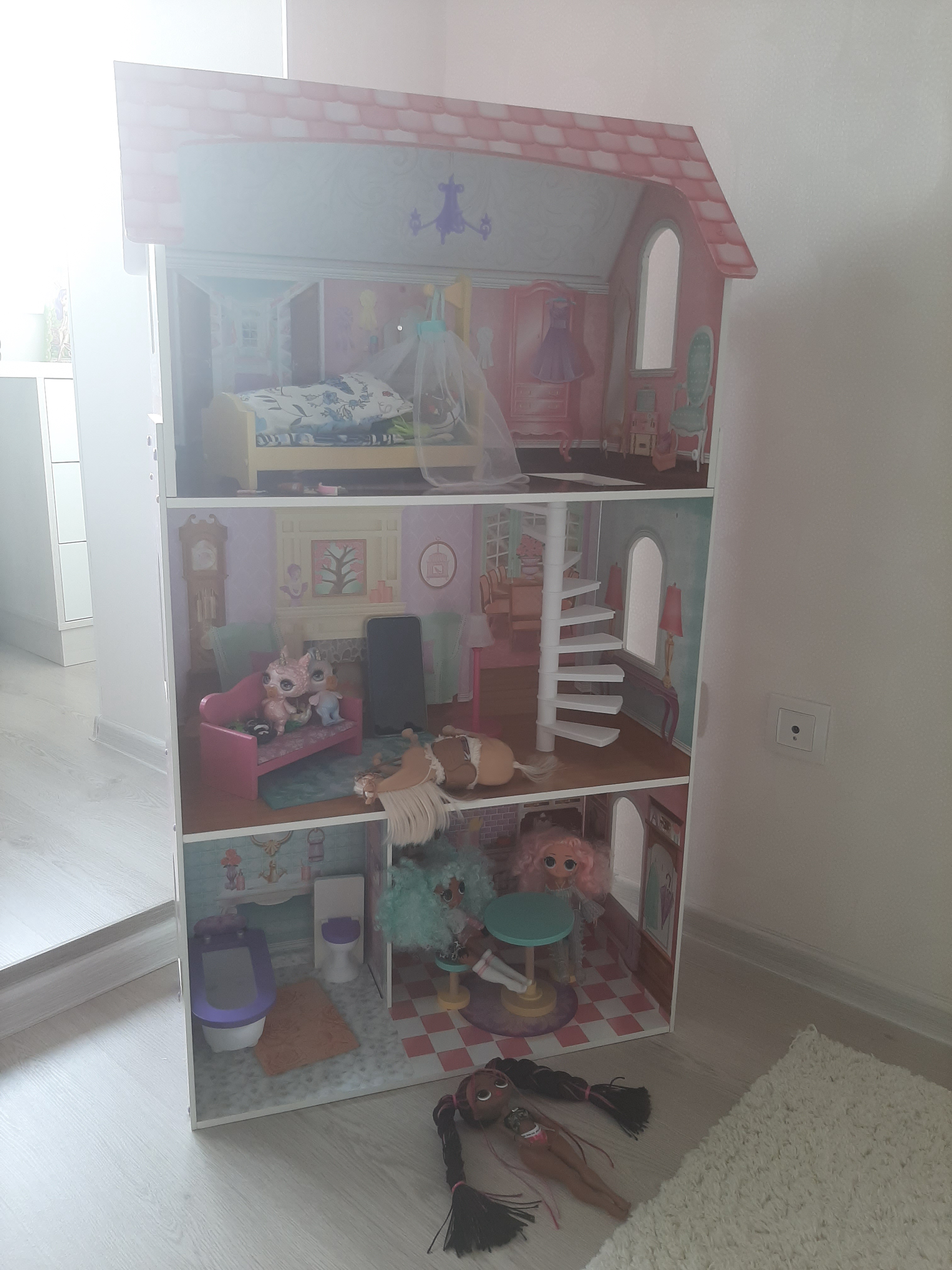 Кукольный домик KidKraft Penelope Dollhouse (65179) – фото, отзывы,  характеристики в интернет-магазине ROZETKA | Купить в Украине: Киеве,  Харькове, Днепре, Одессе, Запорожье, Львове