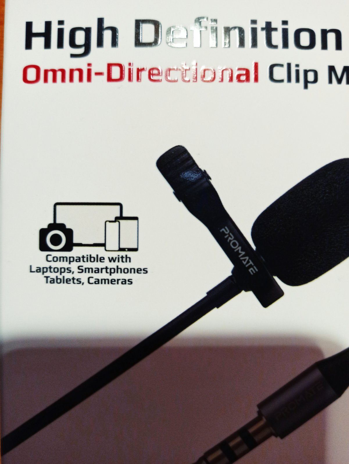 Микрофон Promate ClipMic-AUX 3.5 мм Black (clipmic-aux.black) – отзывы  покупателей | ROZETKA